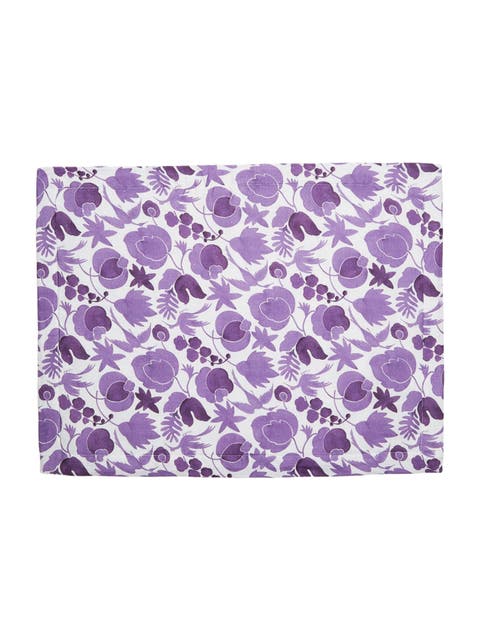 Placemats Set Of 2 (35X45) Wildbird Viola Small Purple