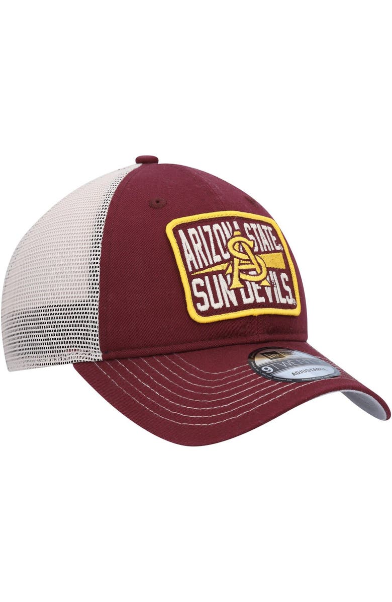 New Era Men's New Era Maroon/Natural Arizona State Sun Devils Devoted 9TWENTY Adjustable Hat, Alternate, color, Maroon