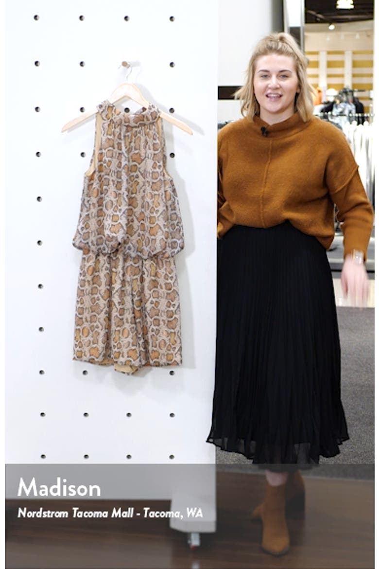 Bow Back Blouson Romper video