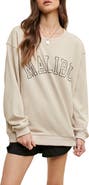 WISHLIST Malibu Oversized Graphic Sweatshirt