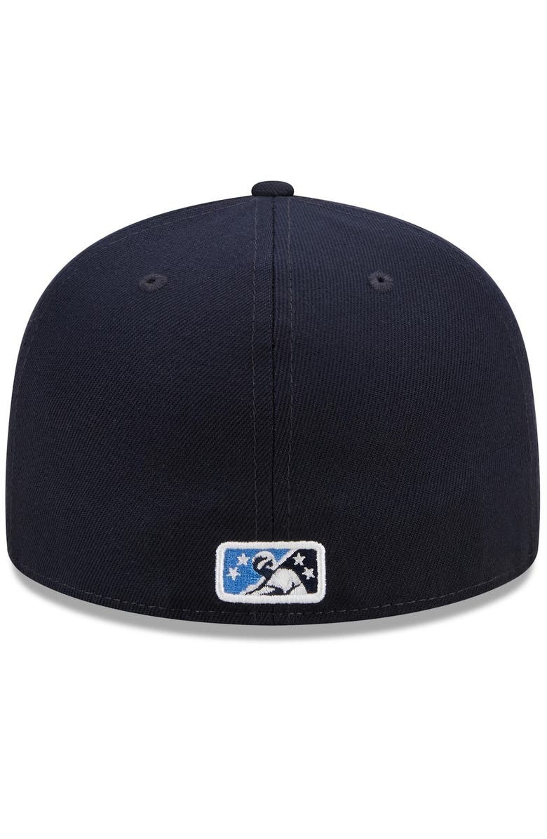 New Era Men's New Era Navy Lake County Captains Marvel x Minor League 59FIFTY Fitted Hat, Alternate, color, Navy