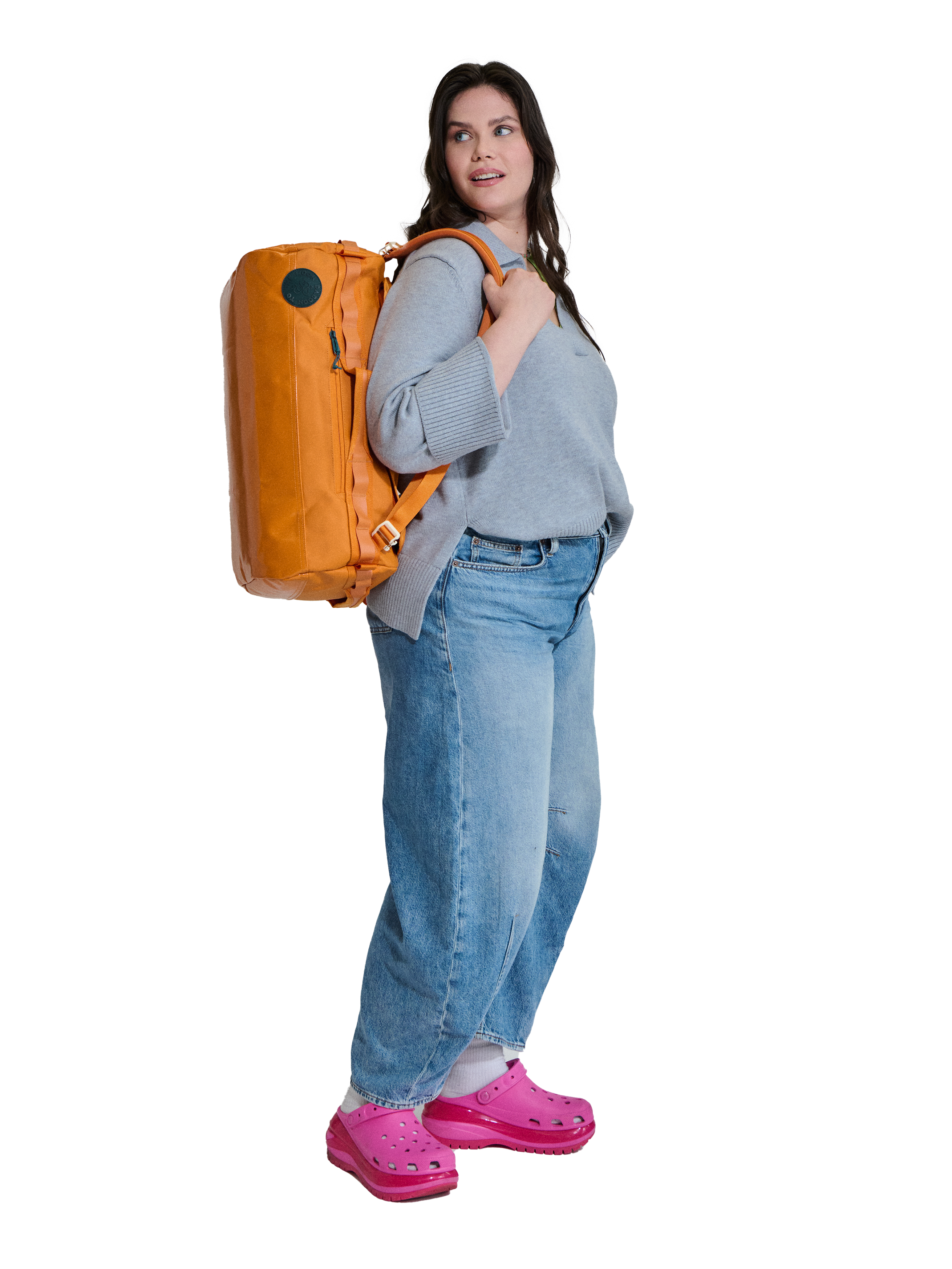 Baboon to the Moon Go-Bag Duffle Small 40L, Alternate, color, Caramel