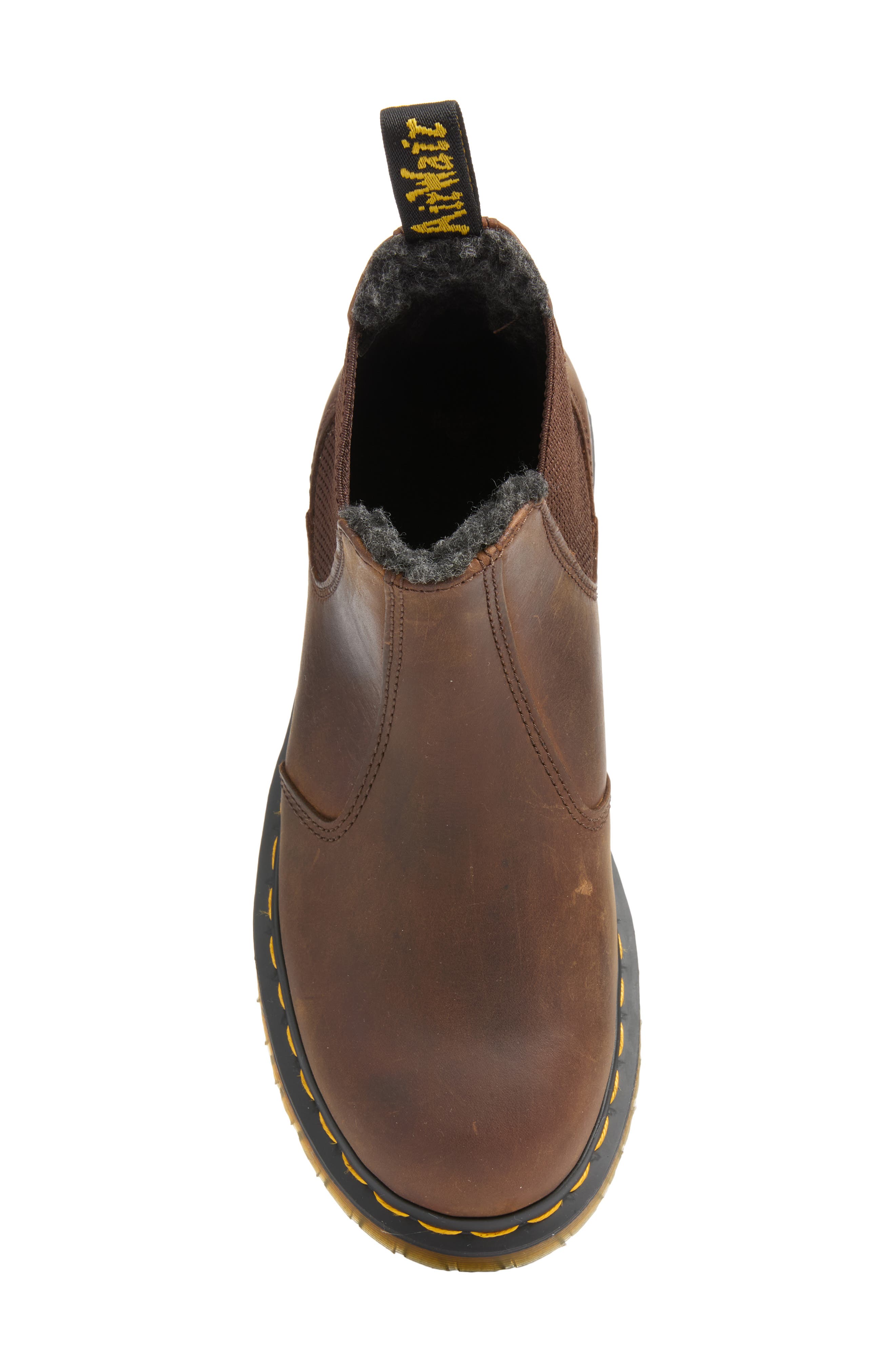 2976 WarmWair Leather Chelsea Boot, Alternate, color, DARK BROWN