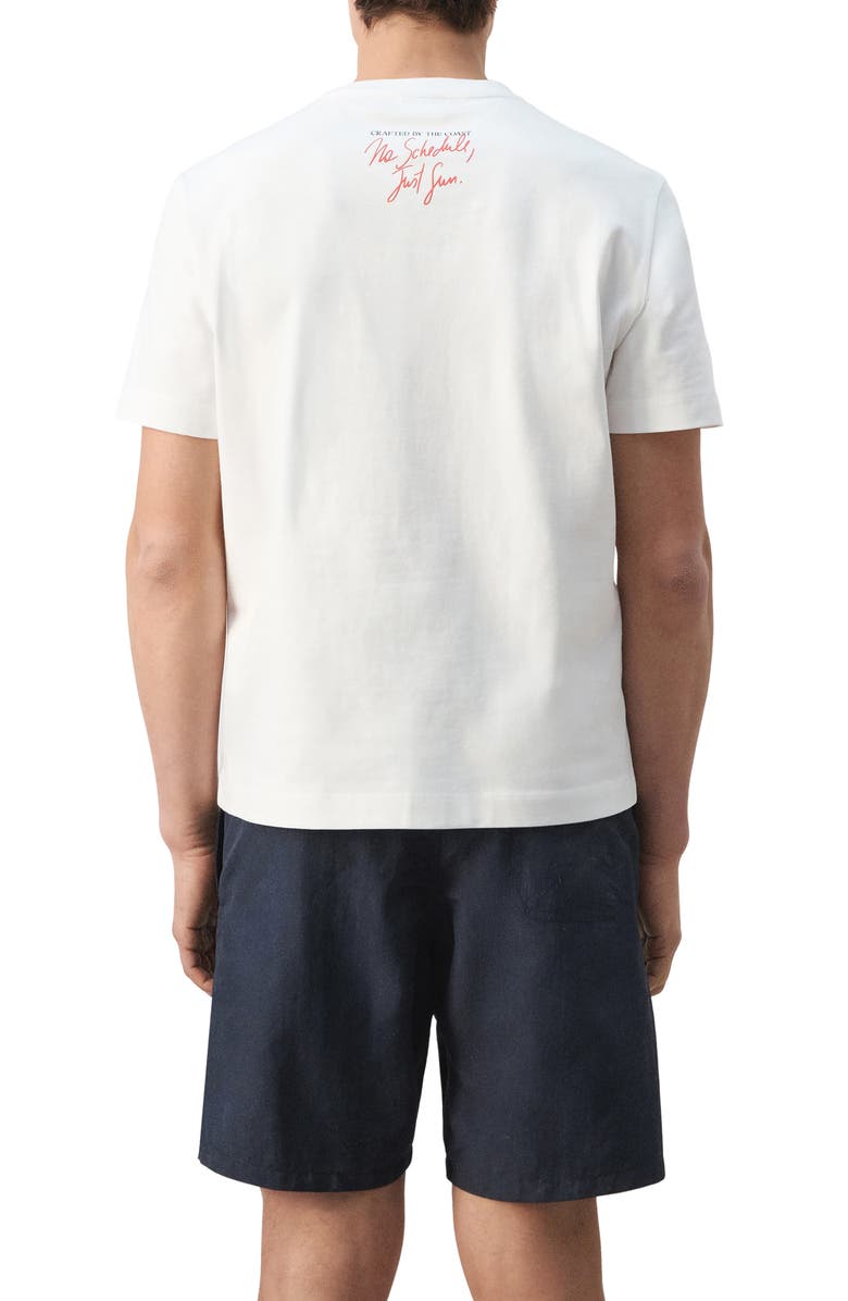 MANGO Watermelon Cotton Graphic T-Shirt, Alternate, color, White