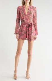 L'AGENCE Arabell Long Sleeve Romper