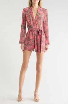 L'AGENCE Arabell Long Sleeve Romper