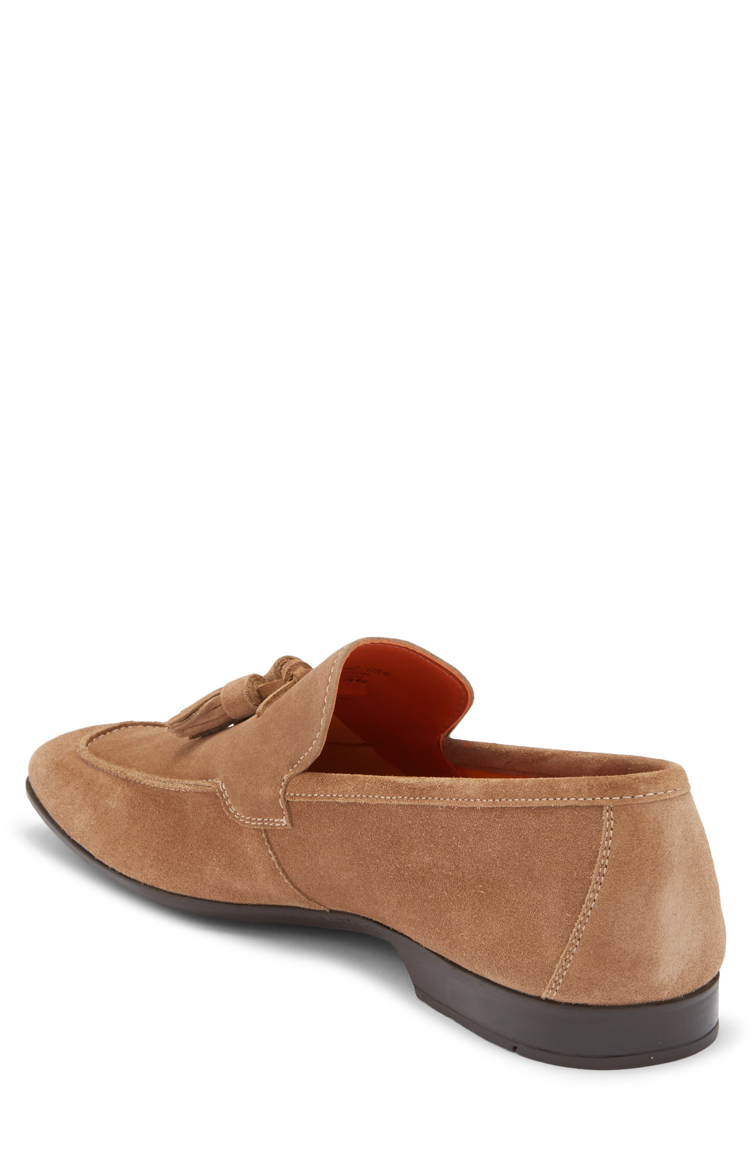 Magnanni Kamato II Tassel Loafer, Alternate, color, Castoro Suede