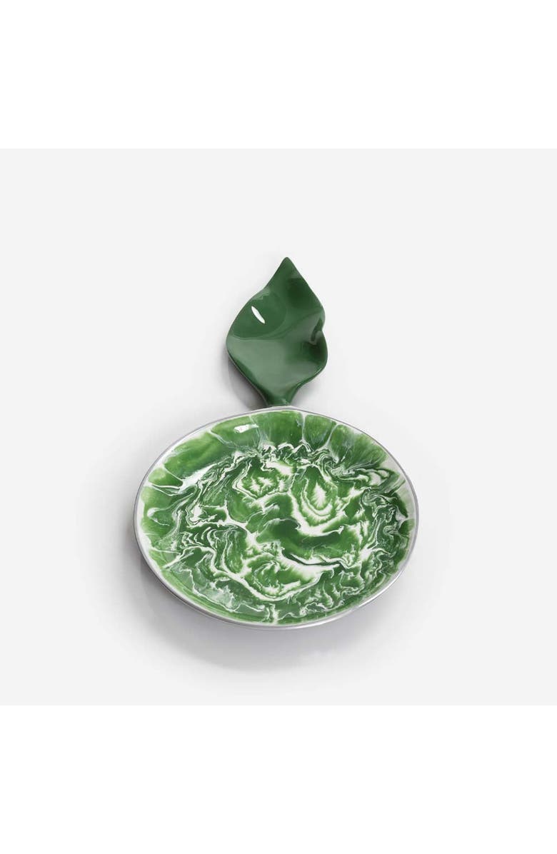 Lunares Verdura Appetizer Server Round, Main, color, White