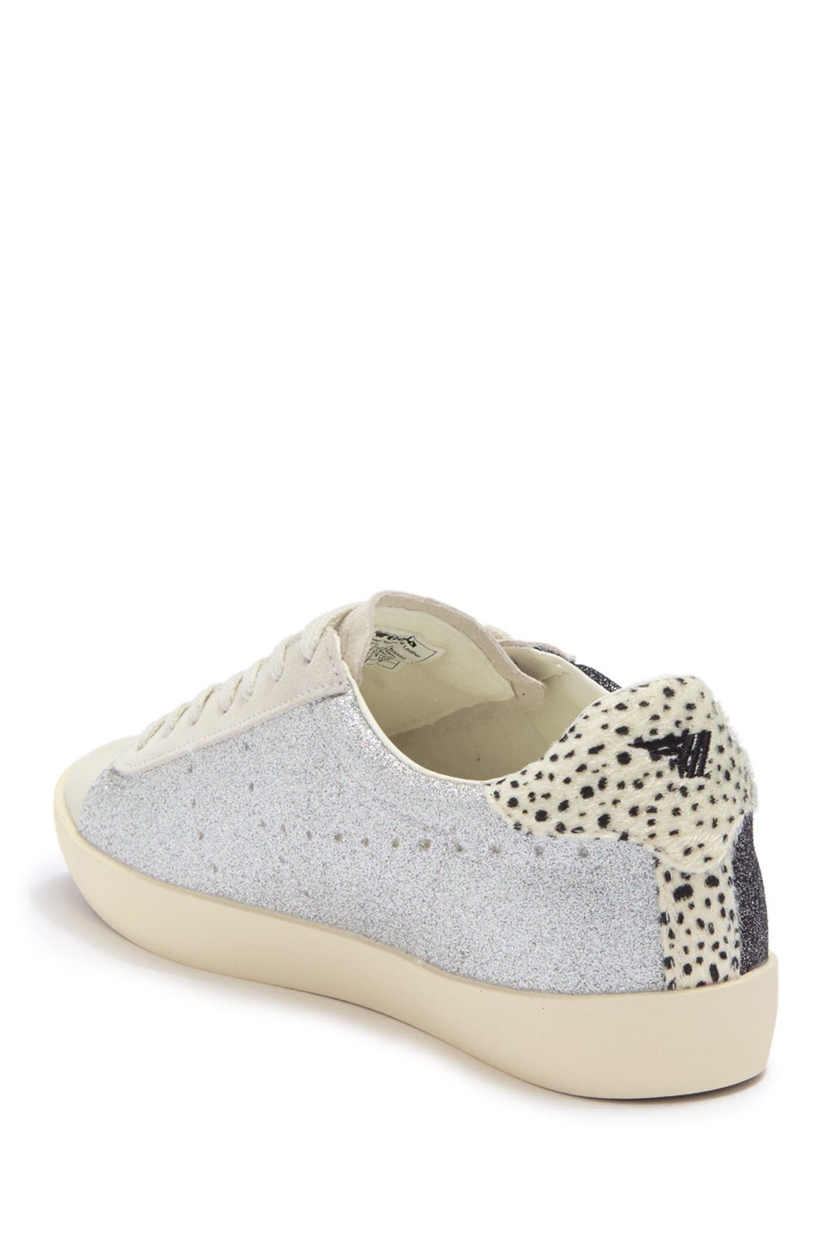 Nova Glitter Leather Sneaker, Alternate, color, GLITTER