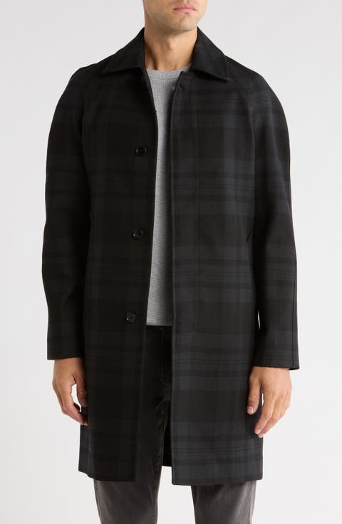 Marton Plaid Wool Coat