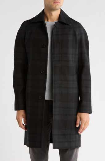 AllSaints Marton Plaid Wool Coat