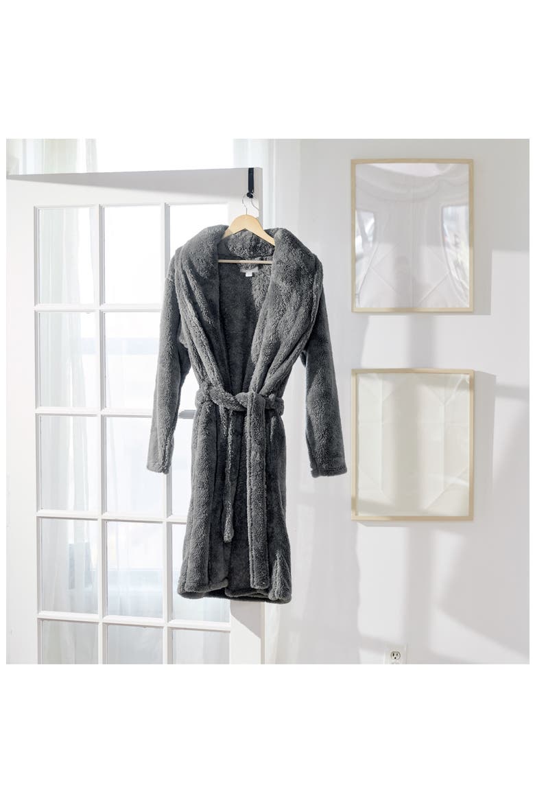 x Modernist Weighted Collar Robe, Alternate, color, GREY