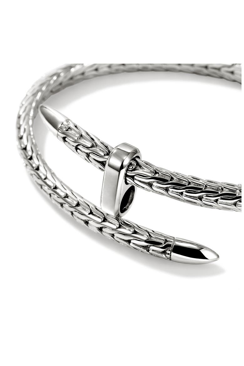 Spear Flex Cuff, 5.5mm, Alternate, color, STERLING SILVER