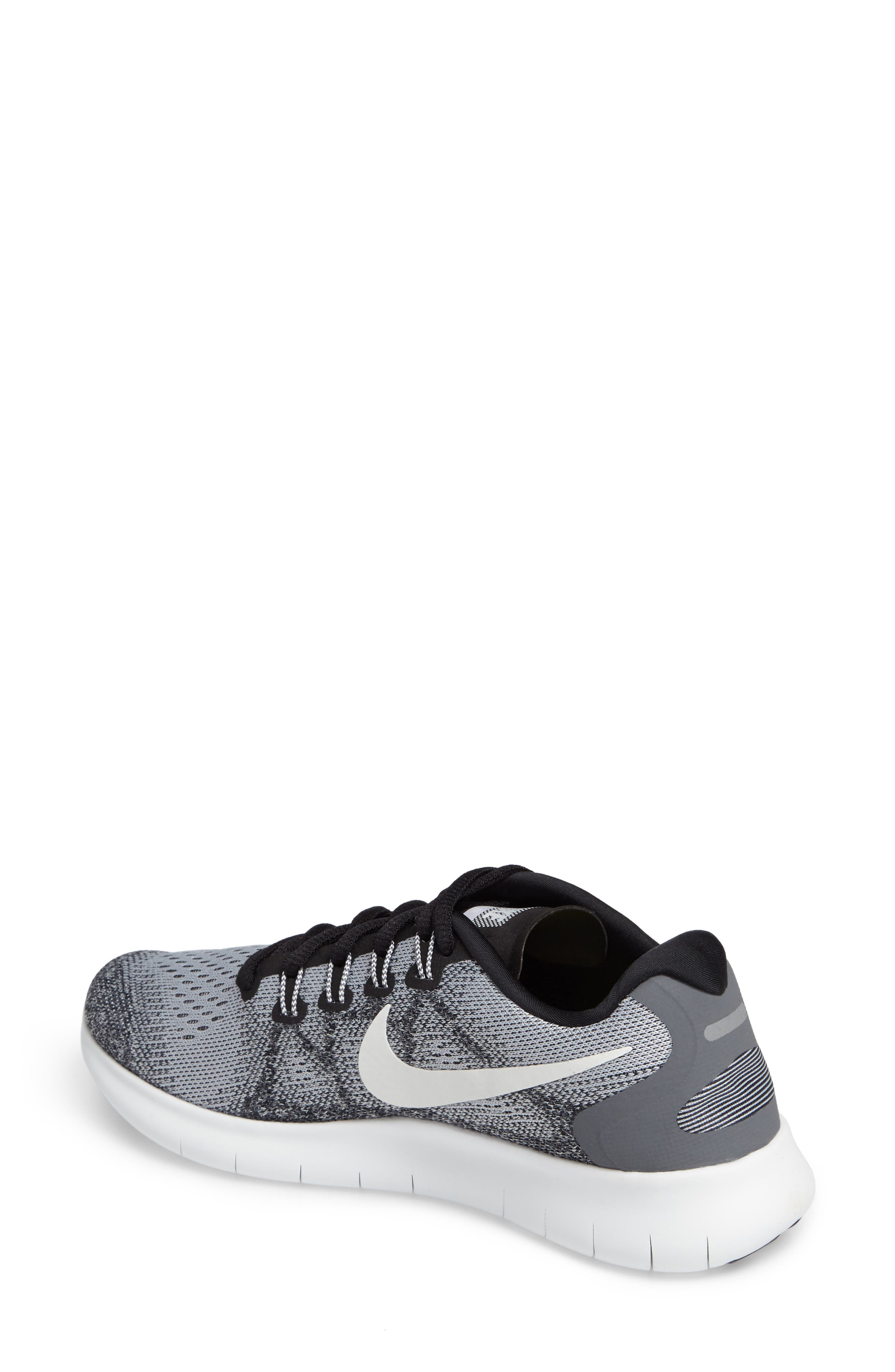 Free RN 2 Running Shoe, Alternate, color, GREY/ WHITE/ PLATINUM/ BLACK