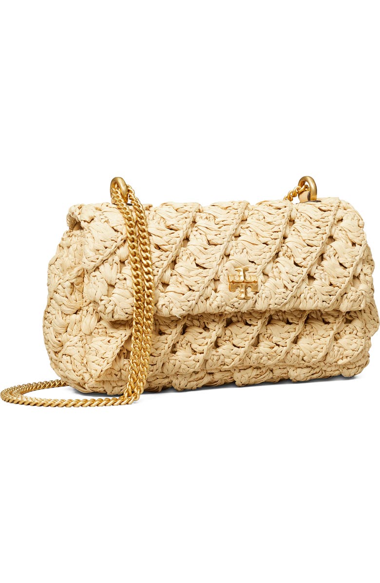 Tory Burch Kira Woven Raffia Convertible Shoulder Bag, Alternate, color,