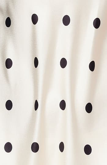 Stars Align Polka Dot Lace Trim Halter Minidress