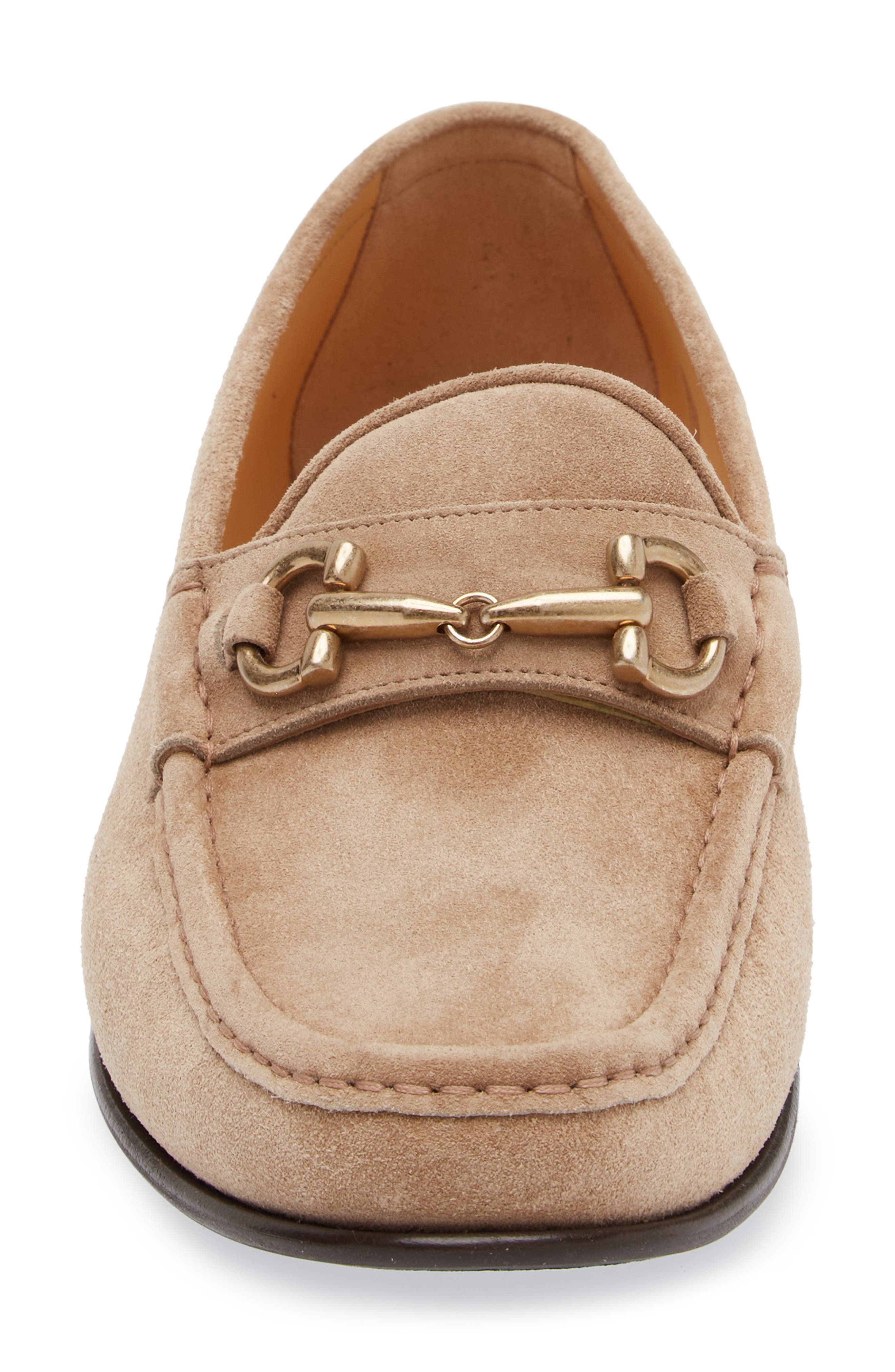 Brunello Cucinelli Horse Bit Suede Loafer, Alternate, color, 
