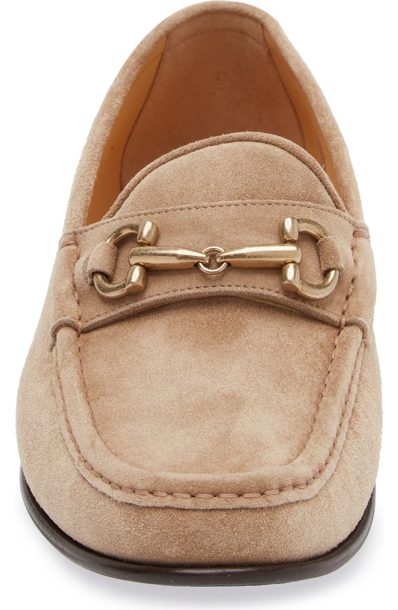 Brunello Cucinelli Horse Bit Suede Loafer, Alternate, color,