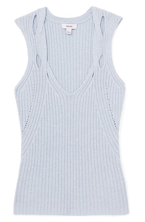 Reiss Alethia Cutout Rib Tank