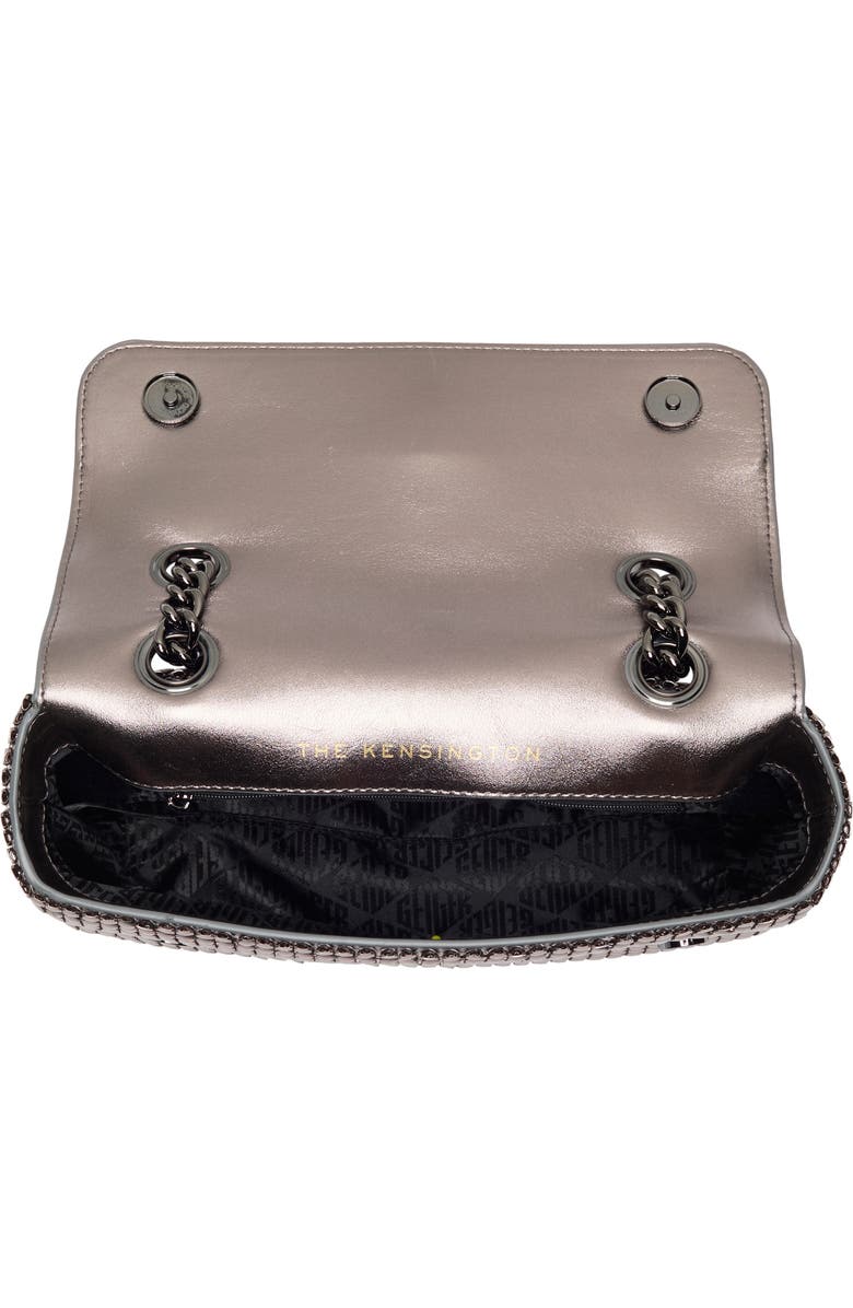Kurt Geiger London Kensington Chainmail Crossbody Bag, Alternate, color, Gunmetal