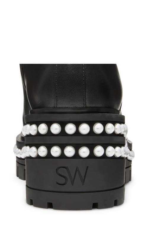 Stuart Weitzman Soho Pearly Chelsea Boots In Black