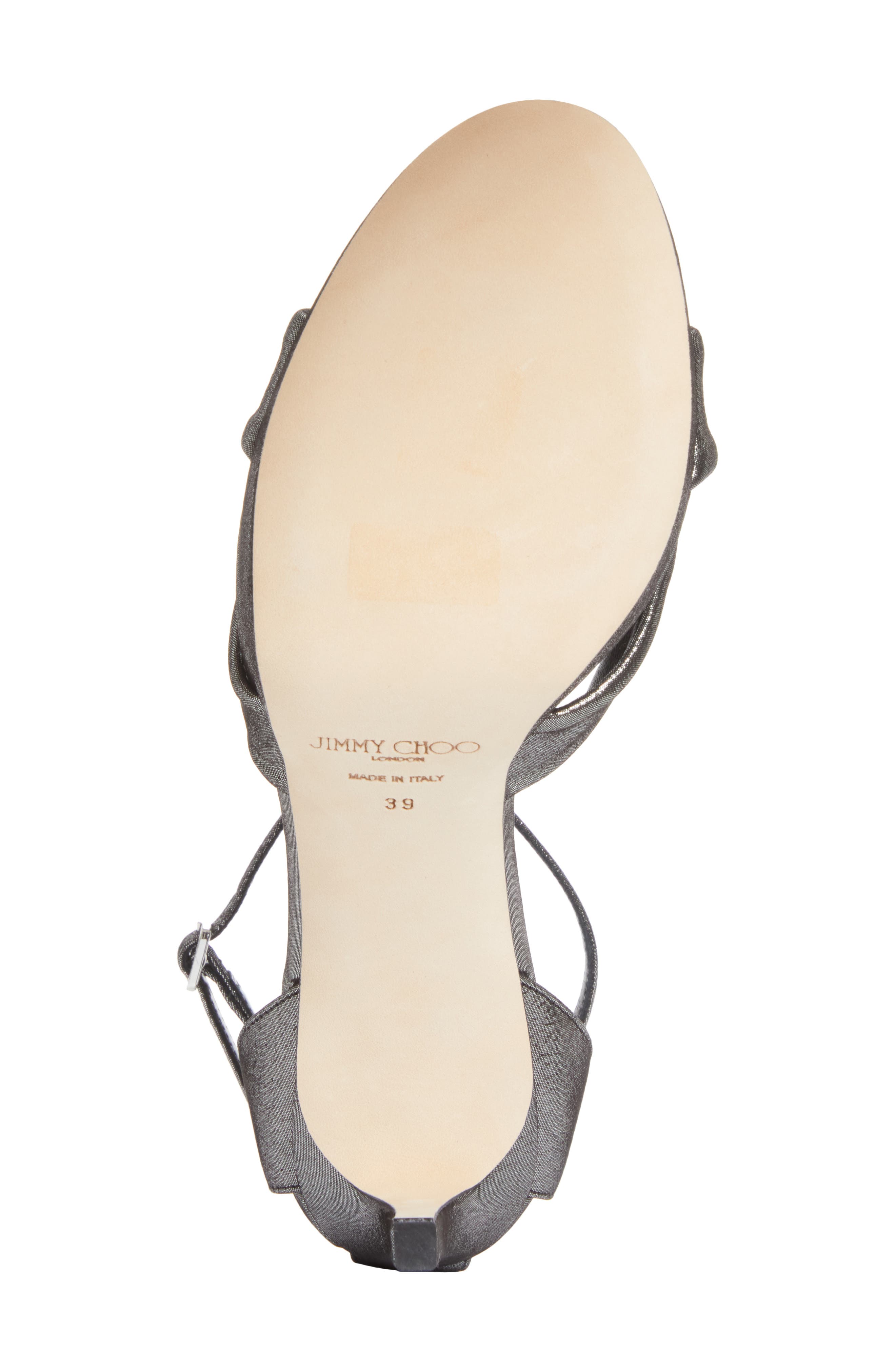 Jimmy Choo Rosie Ankle Strap Sandal, Alternate, color, Anthracite