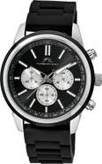 PORSAMO BLEU Logan Chronograph Silicone Strap Watch