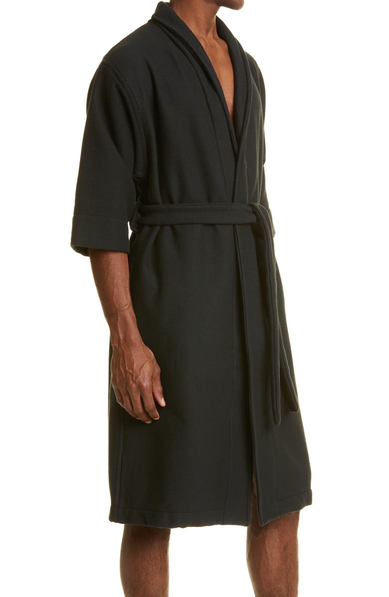 Fear of God Waffle Weave Cotton Robe, Alternate, color,