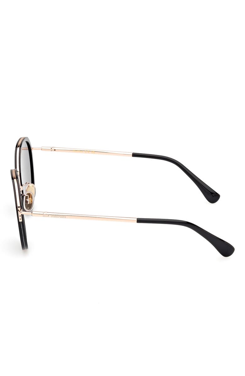 Max Mara 54mm Round Sunglasses, Alternate, color, 