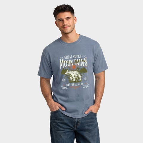 Great Smokey Mountains National Park Bear Garment Dyed T-Shirt