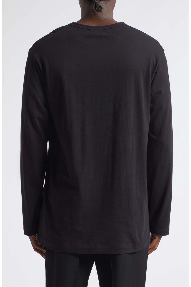 Long Sleeve Graphic T-Shirt, Alternate, color, BLACK