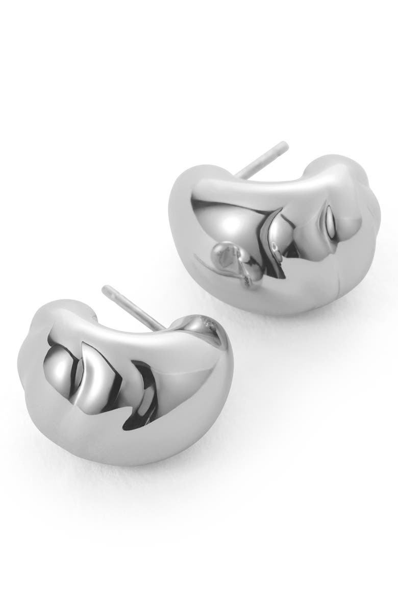 JENNY BIRD Nelle Small Hoop Earrings, Main, color, High Polish Silver