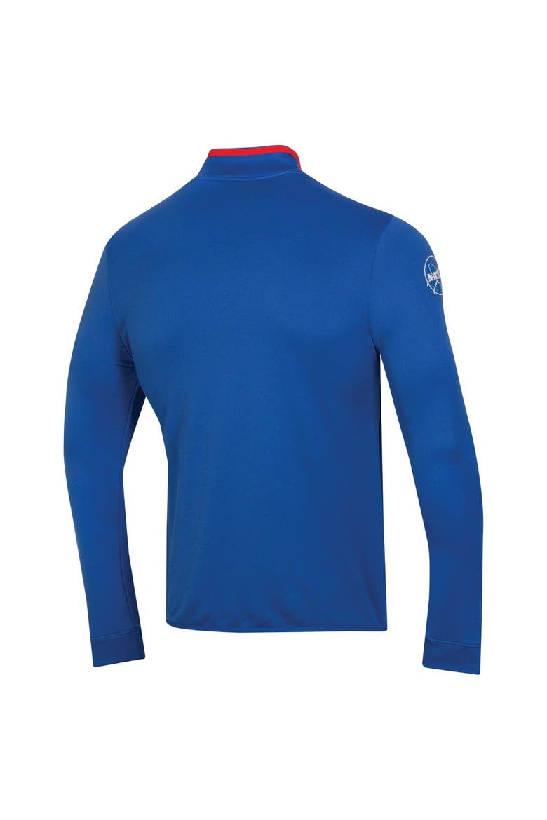 Men's Under Armour Blue Navy Midshipmen 2022 Special Games Quarter-Zip Pullover Top, Alternate, color, Blue