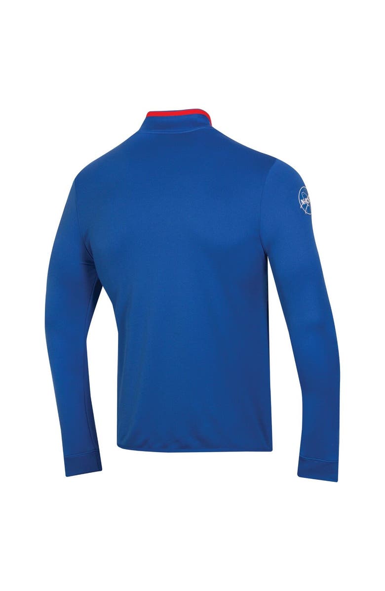 Under Armour Men's Under Armour Blue Navy Midshipmen 2022 Special Games Quarter-Zip Pullover Top, Alternate, color, 