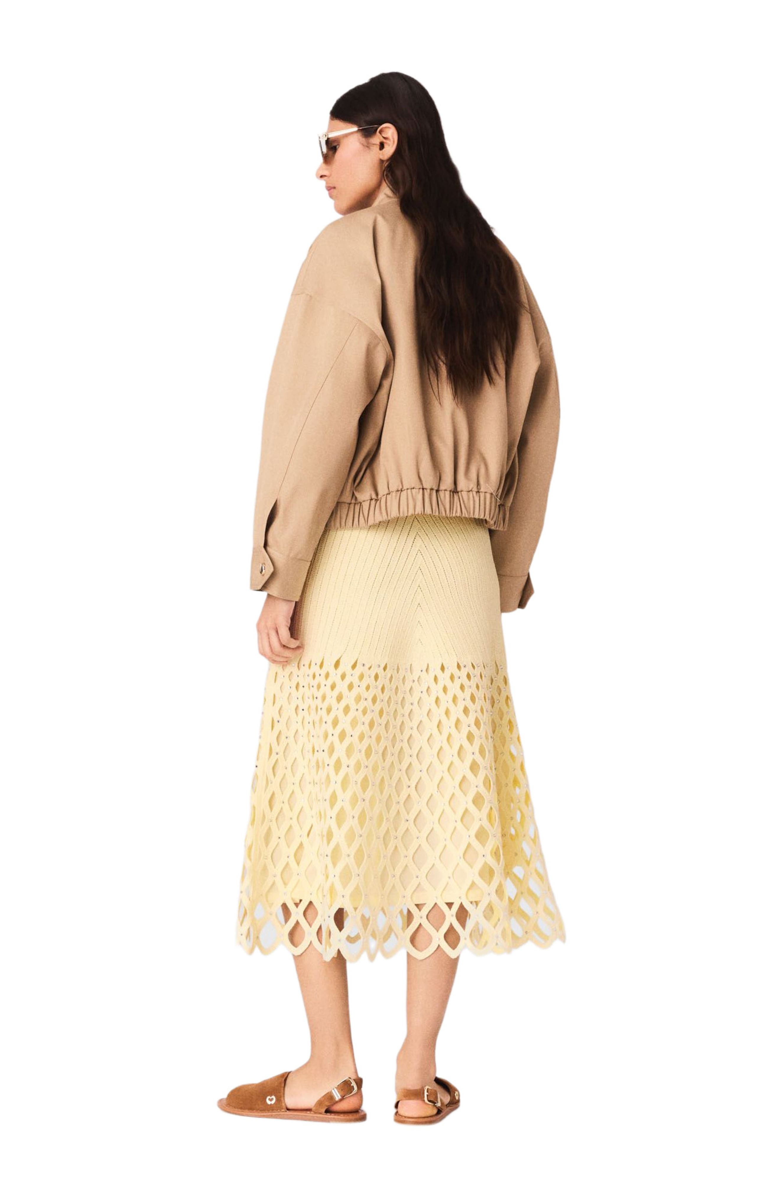 Crochet skirt with removable lining - image 2