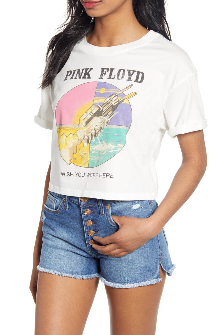 by Daydreamer Pink Floyd Wish You Were Here Tee, Main, color, WHITE