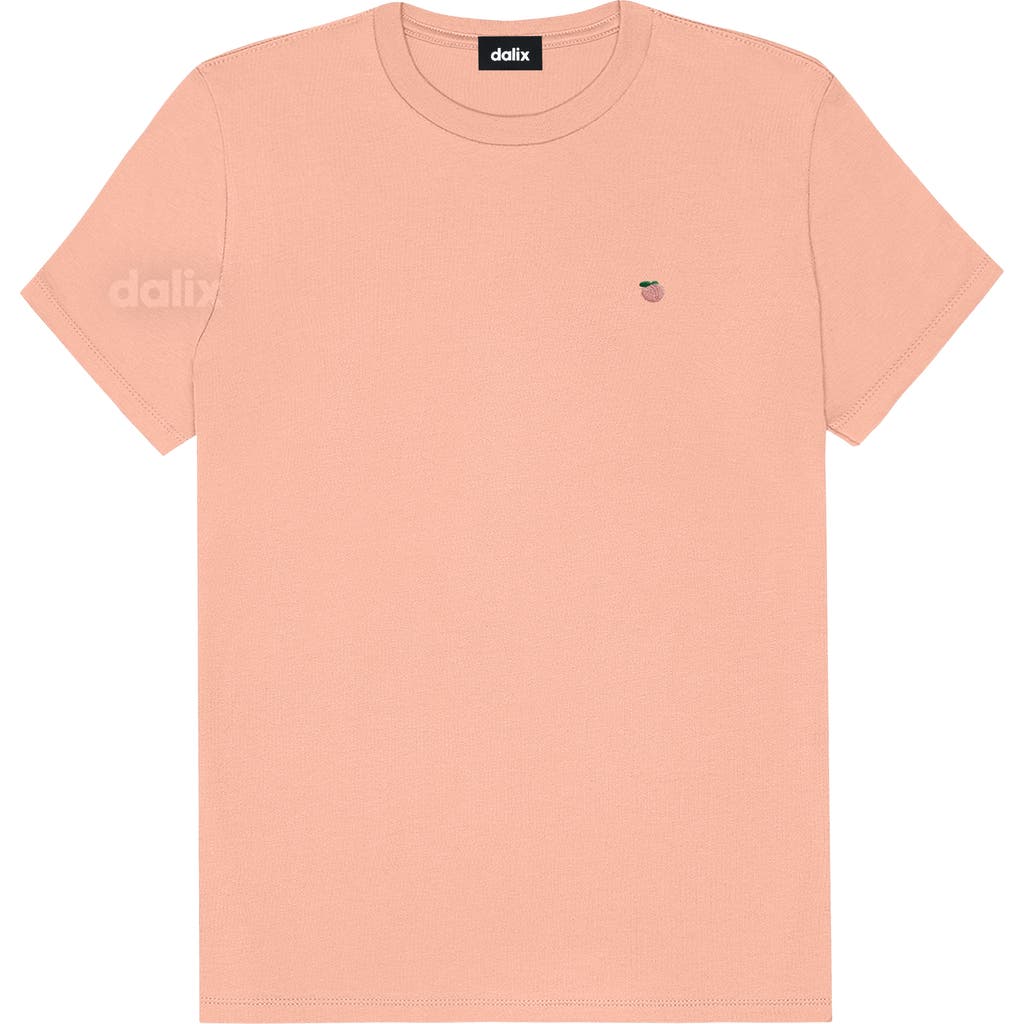 Dalix Womens Lil Peach Jersey Tee In Brown