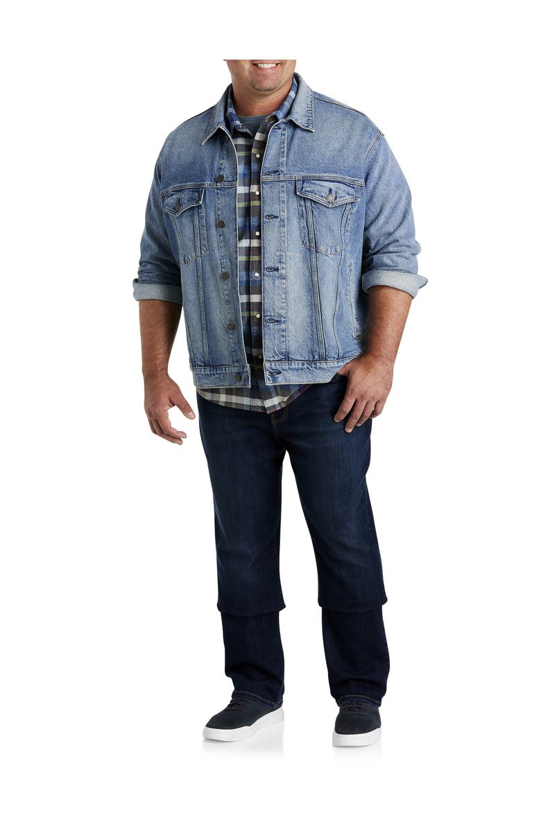 Lucky Brand Big & Tall Denim Jacket, Alternate, color,