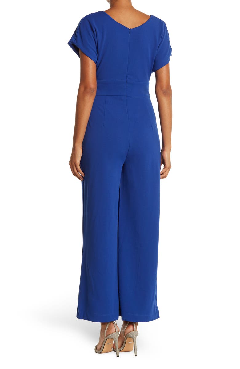 Alexia Admor Surplice Wide Leg Jumpsuit, Alternate, color,