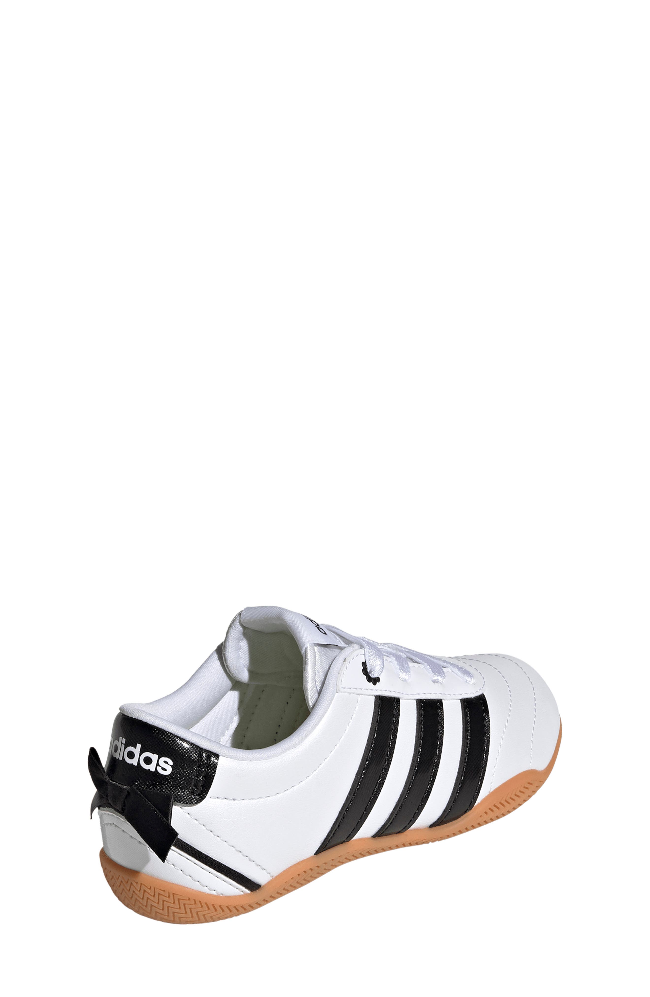 Kids' Grand Court Lo Sneaker, Alternate, color, WHITE/ CORE BLACK/ YELLOW