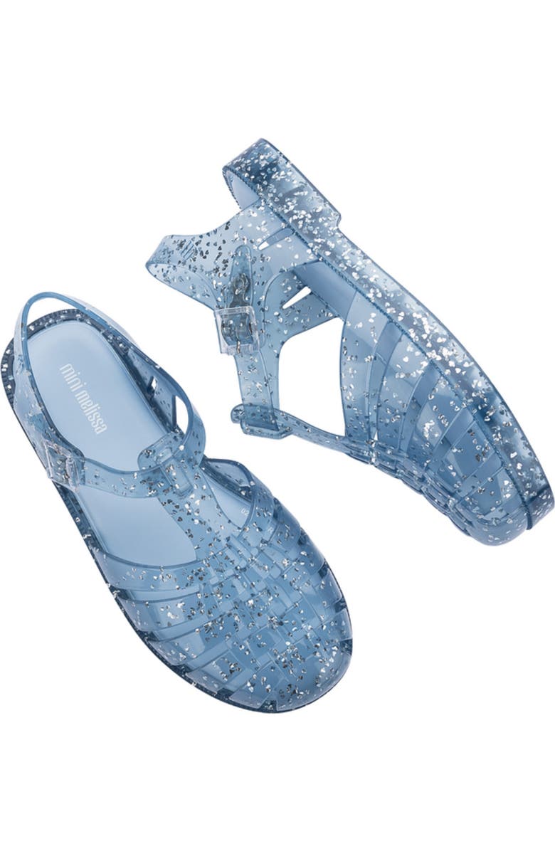 Mini Melissa Kids' Possession Glitter Fisherman Sandal, Alternate, color,