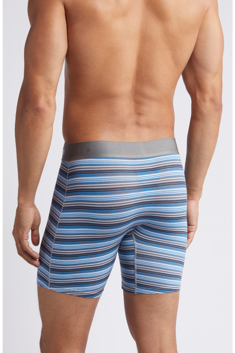 2-Pack Cool Cotton 6-Inch Boxer Briefs, Alternate, color, MICRO CHIP STRIPE/ BLACK