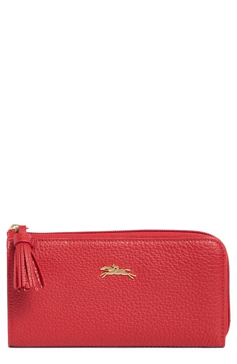 Leather Zip-Around Wallet