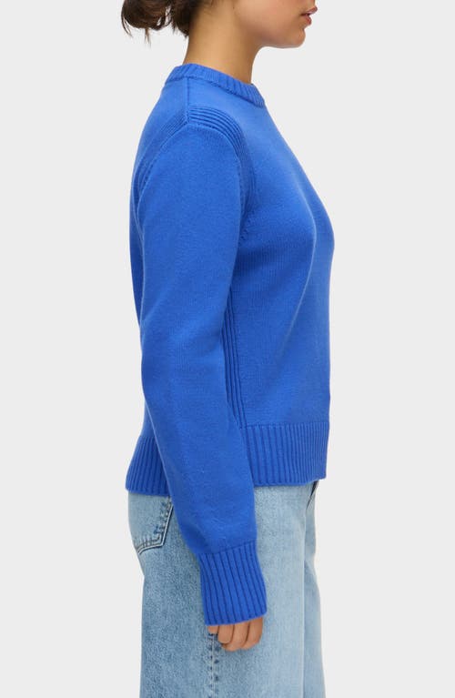 Aligne Dion Mock Neck Sweater In Blue