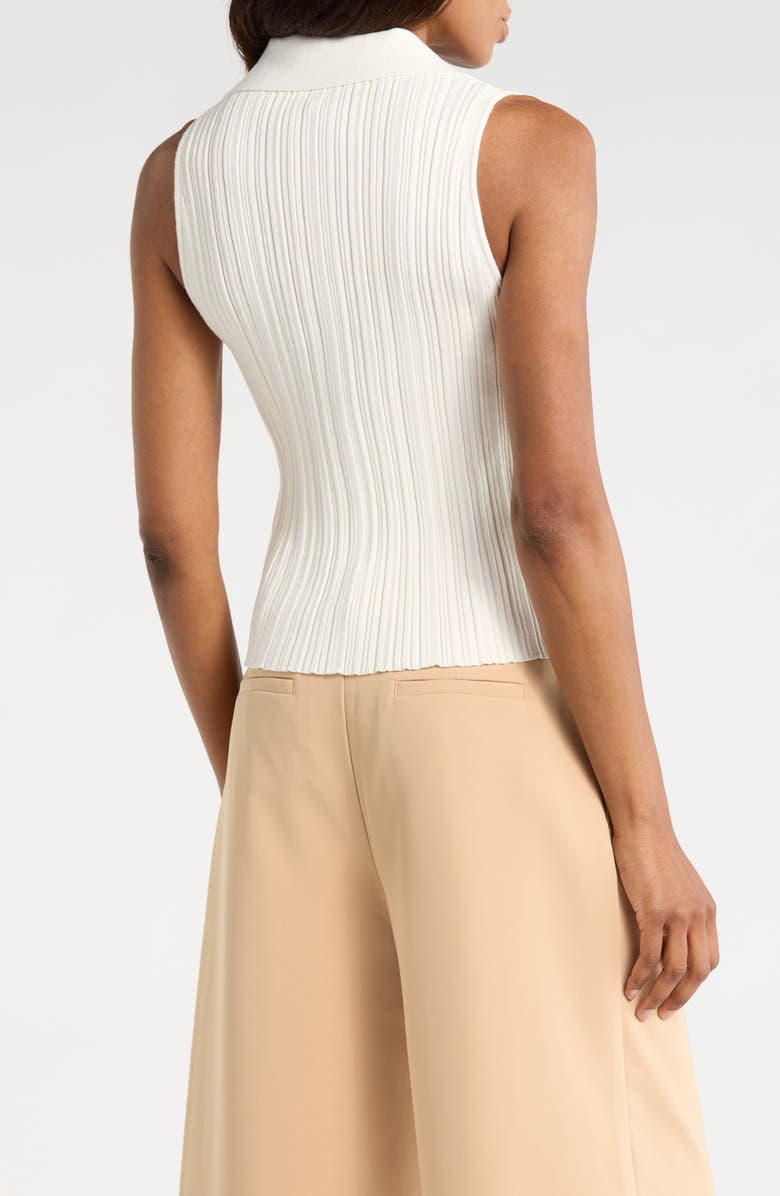 JASON WU Button Front Sweater Vest, Alternate, color, Egret