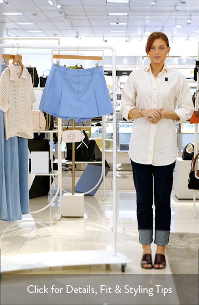 Cotton & Linen Skort, sales video thumbnail