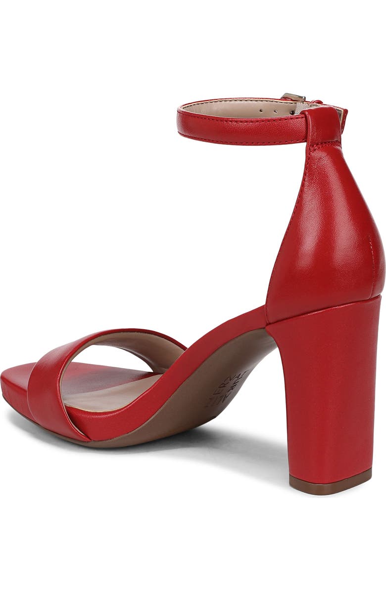 Naturalizer Joy Ankle Strap Sandal, Alternate, color, Red