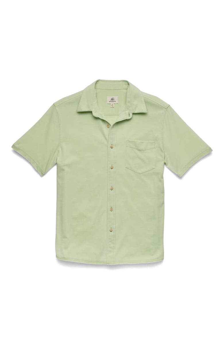 Surfside Supply Co. Tony Burnout Knit Shirt, Main, color, Margarita Green