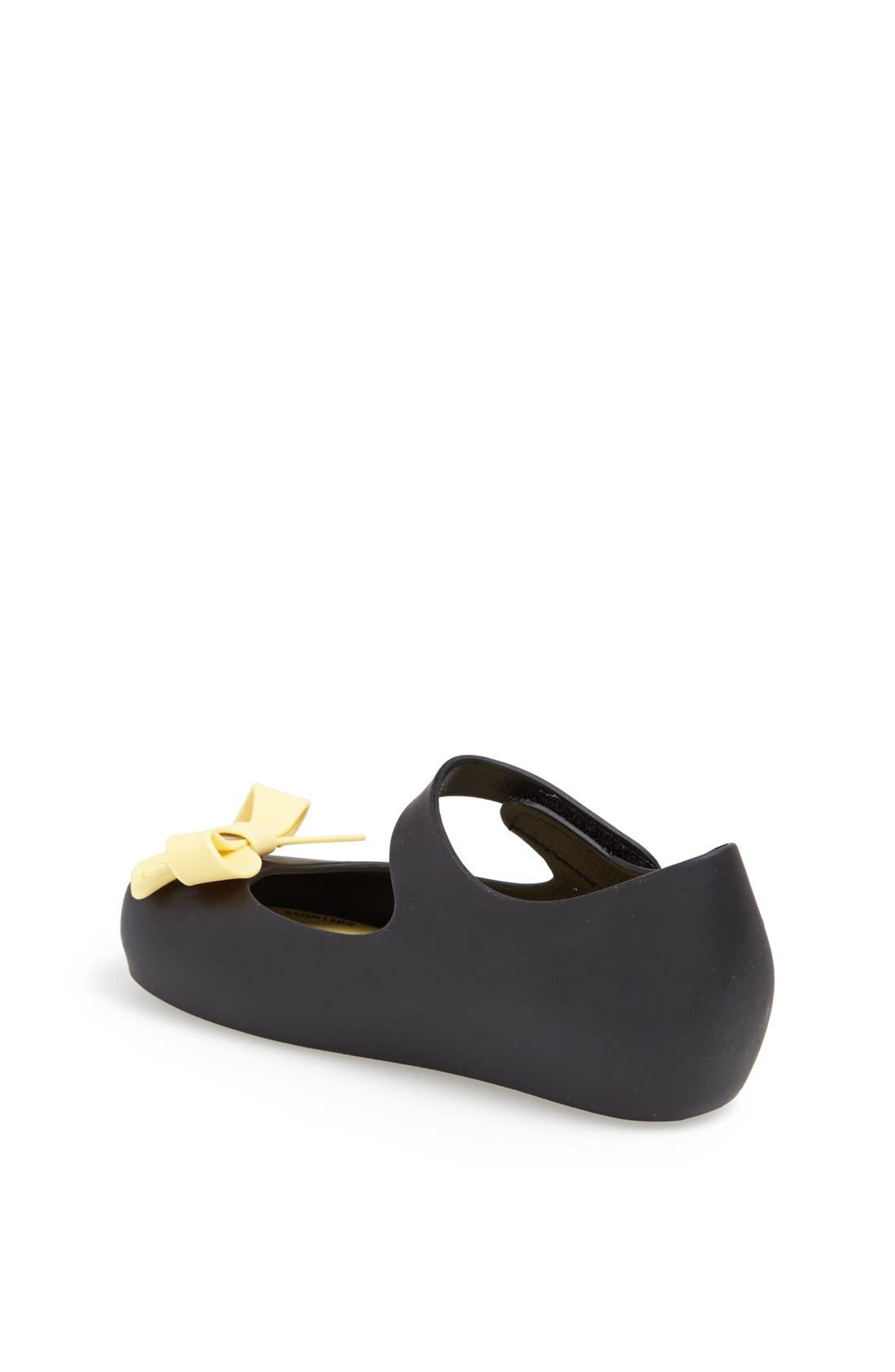 Mini Melissa 'Ultragirl Bow' Mary Jane Flat, Alternate, color, 