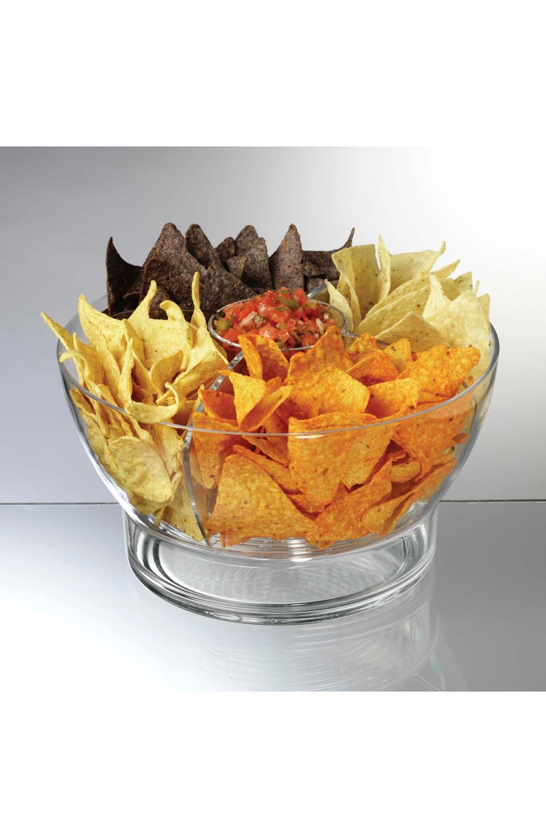 PRODYNE Cold Bowl On Ice Chilled Acrylic Serving Bow, 6.5 Quart, Alternate, color, Clear